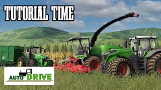 Tutorial  AutoDrive for Forage Harvesting and Silage  Farming Simulator 19 [upl. by Laubin]