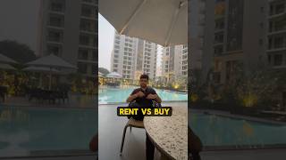 Rent Vs Buy a House shorts realestate [upl. by Holton]