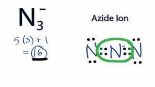 N3 Lewis Structure How to Draw the Lewis Structure for N3 [upl. by Stanfield]