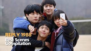 Reply 1988  missing Park Bo Gum as cutie Taek  Best Scenes Compilation 💕 [upl. by Enila]