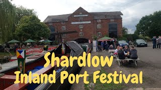 Shardlow Inland Port Festival Narrowboats and Stalls [upl. by Worlock14]