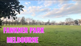 FAWKNER PARK Walk South Yarra Melbourne Australia 2024 [upl. by Jammin300]