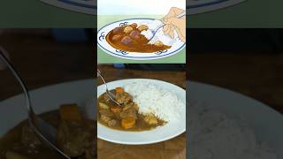 Navy Curry 🍛 from One Piece 🏴‍☠️ sanji navy curry onepiece anime manga food [upl. by Assenaj412]