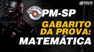 Gabarito da Prova PMSP 2021  Correção  Comentário de Matemática 🚨 [upl. by Adorne]