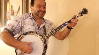 Randy Lynn Rag Earl Scruggs banjo cover on a Stelling Staghorn Banjo [upl. by Debbra578]