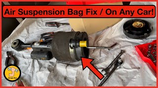 Air Suspension Bag Replacement Fix  Lincoln Navigator  Ford Expedition [upl. by Yelwah]