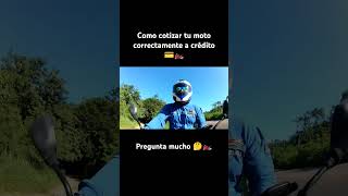 Cómo cotizar tu moto a crédito 💳👀 Pregunta mucho 🏍️👀🤔 viralshorts bajaj ns125 motos [upl. by Meehan]