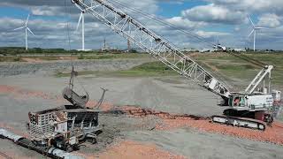 Dragline working in the UK 🇬🇧 [upl. by Blatt]