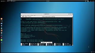 Video 25 Configuration file changes in Kali Linux E8  Kali Linux Tutorial For Beginners [upl. by Eikcaj]