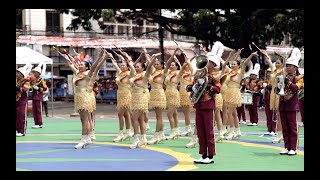 USANT University of Saint Anthony Iriga City Band and Majorettes Exhibition  Viral Majorettes [upl. by Ytram]