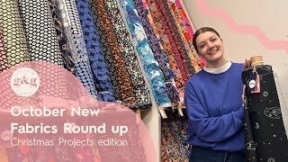 New Fabrics Round up  Octobers Christmas Edition [upl. by Grosmark]