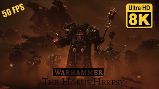 Warhammer The Horus Heresy Cinematic Trailer 8k 50 FPS Remastered with Neural Network AI [upl. by Milt]