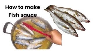 FISH SAUCE RECIPE  How to make fish sauce [upl. by Oni191]