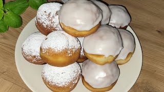 🍩Jak zrobić idealne pączki 🍩Krok po kroku 🍩Mięciutkie i puszyste domowe pączki Najlepszy przepis [upl. by Zwart587]