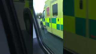 Ambulance flying past with sirens and lights [upl. by Angid]