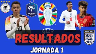 EURO 2024 RESULTADOS JORNADA 1 FASE DE GRUPOS Alemania la mejor selección [upl. by Tremayne660]