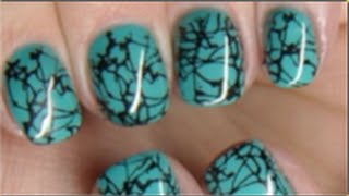 How to  Easy Turquoise gemstone nails [upl. by Magnum320]