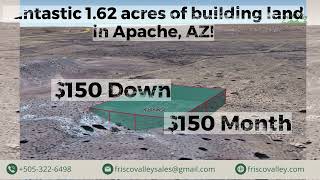 Fantastic 162 Acres of building land in Apache AZ 2437 [upl. by Lipson]