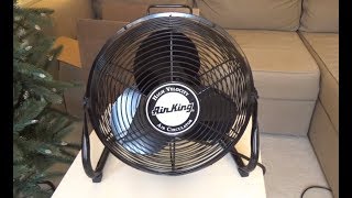 Air King 9214 14quot High Velocity Fan  Initial Checkout [upl. by Matuag]