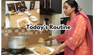 My Todays Routine Yasmin n Style mydailyroutine pakistanimomvlogger [upl. by Ojeillib]