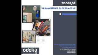 Kurs Elektryka czIII Kursy zawodowe ODEKA SIMP Ośrodek Doskonalenia Kadr Bydgoszcz [upl. by Adian]