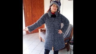 CAPPOTTO ALLUNCINETTO FACILE tutorial per ogni taglia e filato [upl. by Atoiyanap]