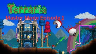 Terraria Master Mode Playthrough  Episode 1 [upl. by Meehaf]