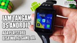 SMARTWATCH PAKE OS ANDROID DAN SUDAH 4G  Unboxing amp Review Smartwatch Android W5 4G Aladeng [upl. by Heinrich]