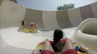 THE GIANT POV Siam Park Tenerife Left and Right Slides [upl. by Zaremski]