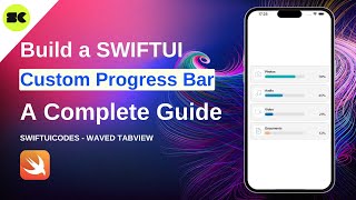 Custom Progress Bar in SwiftUI Master Your UI Design 🎨 [upl. by Onitnas29]