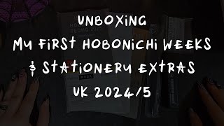 UK 📓 My first Hobonichi Weeks 2025 Mega in Smoke Grey🩶 Unboxing inc Clear Cover amp Extra Stationery [upl. by Gingras]