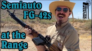 Semiauto FG42 at the Range 1st and 2nd Patterns [upl. by Nytsud653]