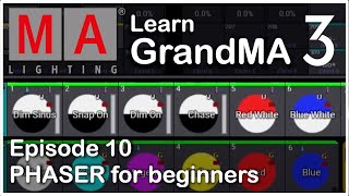 E10  Phaser Effects For Beginners  GrandMA3 OnPC Tutorial [upl. by Garvin717]