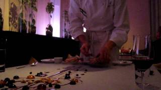 Chef Grant Achatz makes a mess on the table [upl. by Iralav820]