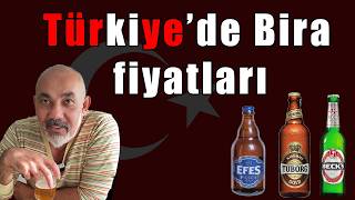 Türkiye’de Bira fiyatları  🔞 🍻 Keyfli bira muhabeti  efes bira beer [upl. by Chandless971]