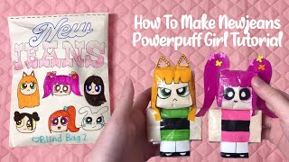 HOW TO MAKE NEWJEANS POWERPUFF GIRL  tutorial  blind bag  asmr  applefrog [upl. by Salocin31]