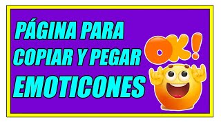 PÁGINA PARA COPIAR Y PEGAR MILES DE EMOTICONES Y CARACTERES ESPECIALES  Elprofegato [upl. by Donavon]