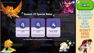 Cookie Alliance Season 25 Easy Guide  Reach the Leaderboard  Cookie Run Kingdom [upl. by Denn734]