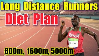 Long Distance Runner Diet  800m 1600m 5000m [upl. by Godding]