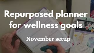 Getting back into my wellness planner  Colibri Paper Co Horizontal Weekly Works Planner [upl. by Heidt]