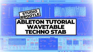 Ableton Wavetable Techno Stab ala Surgeon Oscar Mulero Birmingham techno with free Ableton Rack [upl. by Acirrej]