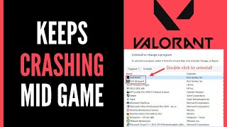 How To Fix Valorant Keeps Crashing Mid Game  Full Guide 2024 [upl. by Ymer]