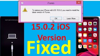 How to solve To Restore 15 0 2 Download Latest iTunes iPhone 1502 iOS version [upl. by Haskel]