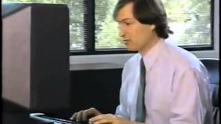 Steve Jobs Makes Fun of DOS in 1992 [upl. by Lemmueu]