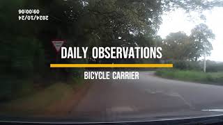 Daily Observations  Bicycle Carrier [upl. by Eardnaed]