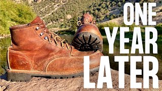 Red Wing Roughneck 2942  ONE YEAR REVIEW [upl. by Oidacra697]