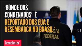 NA LISTA VERMELHA DA INTERPOL BRASILEIROS PRESOS E DEPORTADOS DOS EUA DESEMBARCAM NO BRASIL [upl. by Alexia]