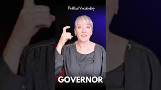 How To Sign Governor governor asl aslinterpreter aslstudent learntosign signoftheday usa [upl. by Ayatnwahs777]