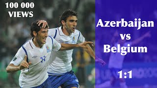 Azərbaycan Azerbaijan 11 Belçika Belgium  Euro 2012 Qualification [upl. by Glogau125]