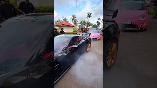 Corvette  Nissan 350z  Crowd Puller  Autoshow youtubeshorts corvette shorts trending [upl. by Enerod]